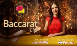 Live Baccarat table