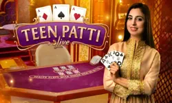 Teen Patti live poker table